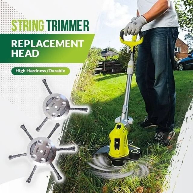 🔥🔥Hot Deal Summer SALE OFF UP TO 50%🔥🔥Universal Steel Wire Wheel Head Grass Trimmer Head